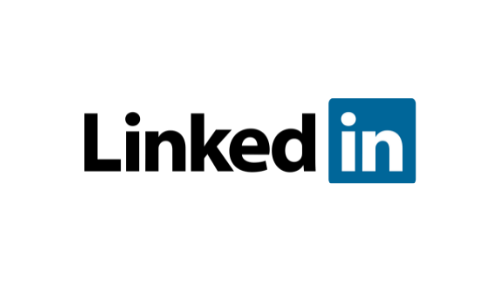 Showcasing clientele of WRDS - LinkedIn with its classic blue logo in digital technology and SAAS industry
